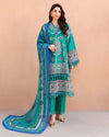 SUMMER REVERIE BY ROHEENAZ UN-STITCHED 3PC | Moonveil