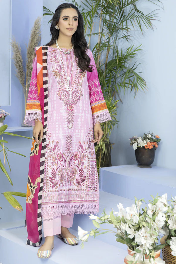 ALLURE BY JOHRA UN-STITCHED 3PC | JH-740-AU