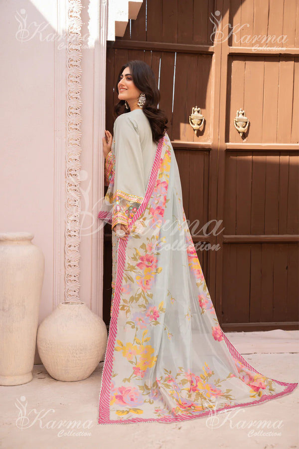 KARMA NAQSH- MAYA BLUE