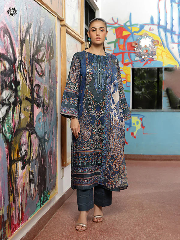 Akira By Gulljee Printed Embroidered Lawn Collection - D12