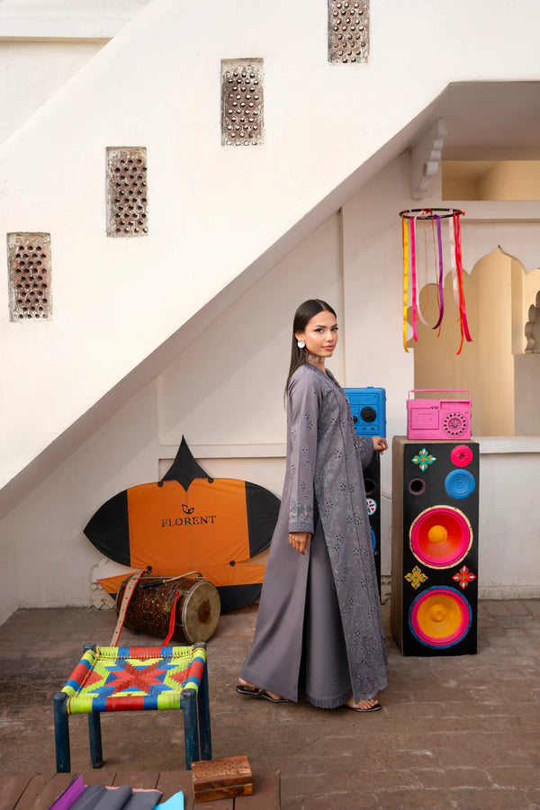 BASANT CHIKANKARI LUXURY BY FLORENT UNSTITCHED| 2026-FBC - 7B