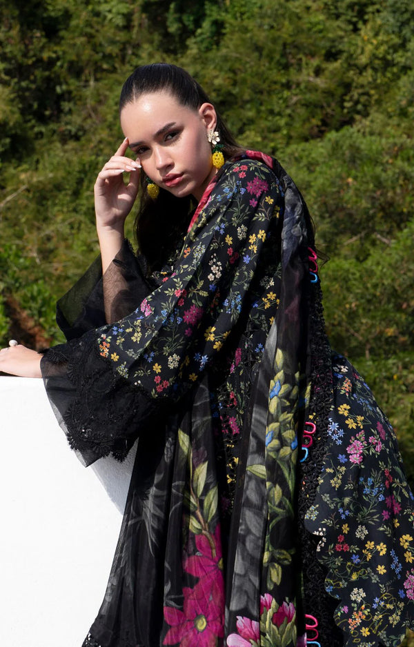 AJR Printkari 25 Lawn | Midnight Flora