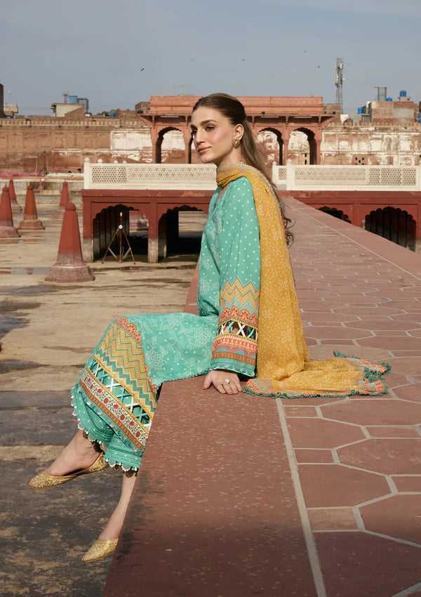 Aangan-Print Chiffon'26 By Kahf - KPS-7A NAZISH