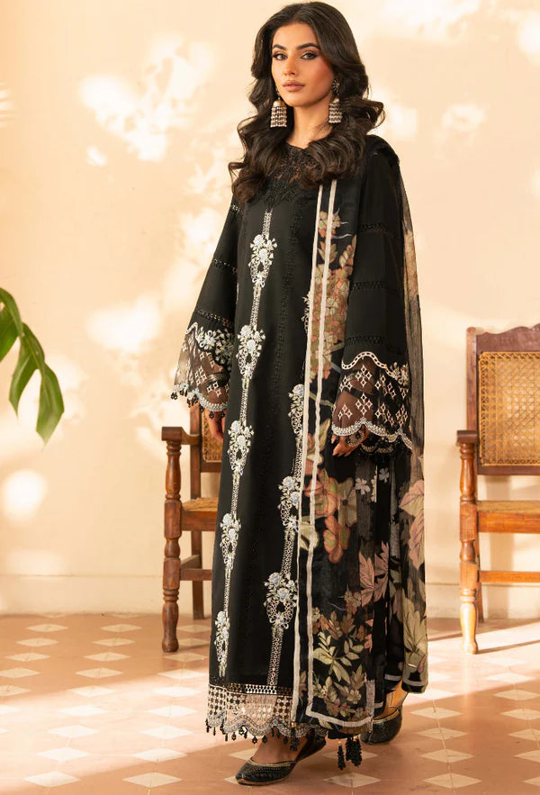 MEHRMAA BY HUMDUM UN-STITCHED 3PC | D08 Reet