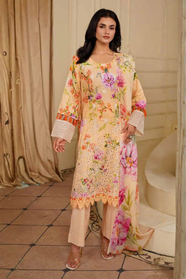 MAHVEEN BY JOHRA UN-STITCHED 3PC | JH-1140-MVN