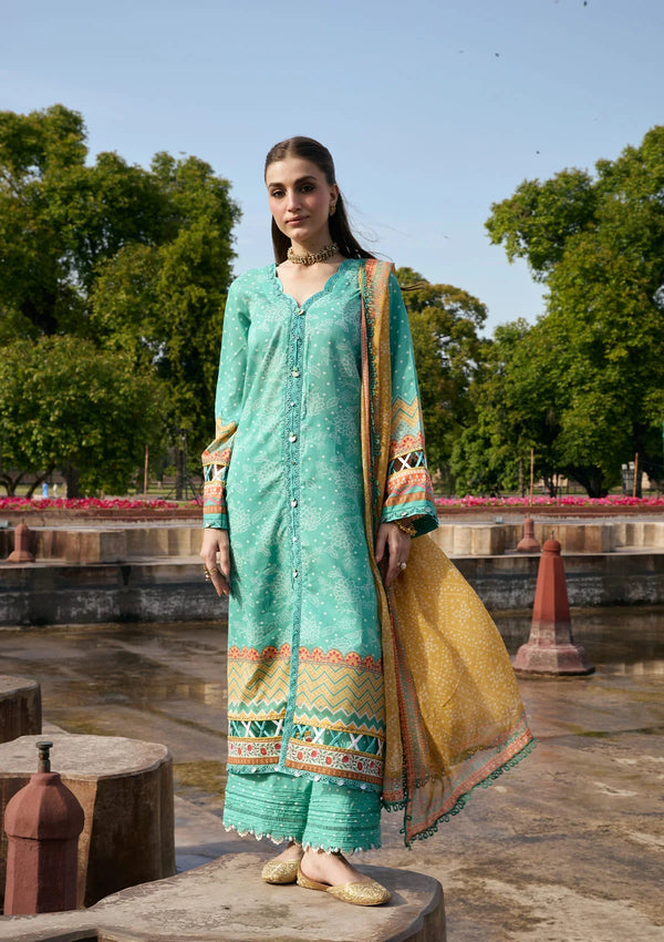 Aangan-Print Chiffon'26 By Kahf - KPS-7A NAZISH