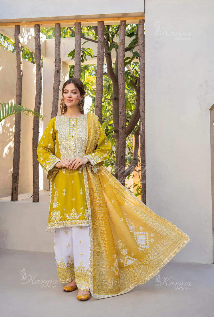 JAFA BY KARMA STITCHED {KC-1441 MUSTARD YELLOW}