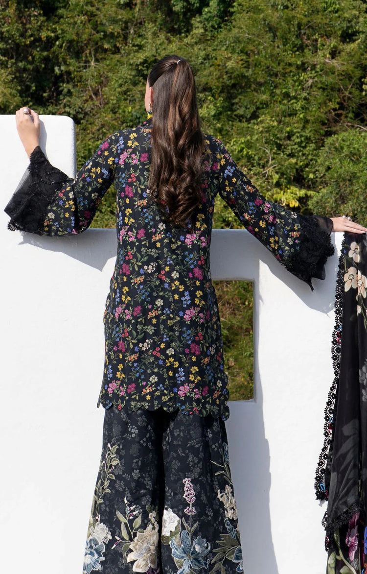 AJR Printkari 25 Lawn | Midnight Flora