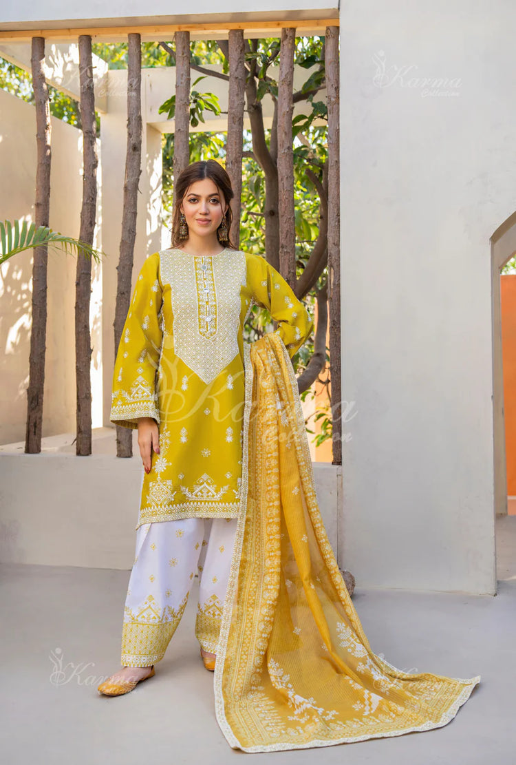 JAFA BY KARMA STITCHED {KC-1441 MUSTARD YELLOW}