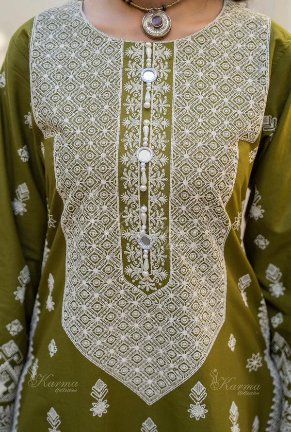 JAFA BY KARMA STITCHED {KC-1441 OLIVE}