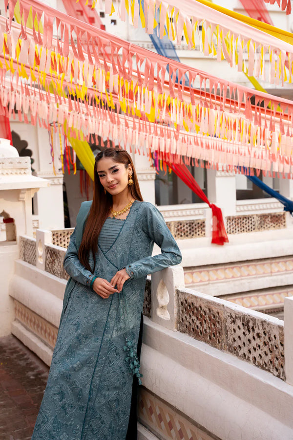 BASANT CHIKANKARI LUXURY BY FLORENT UNSTITCHED| 2026-FBC - 6B