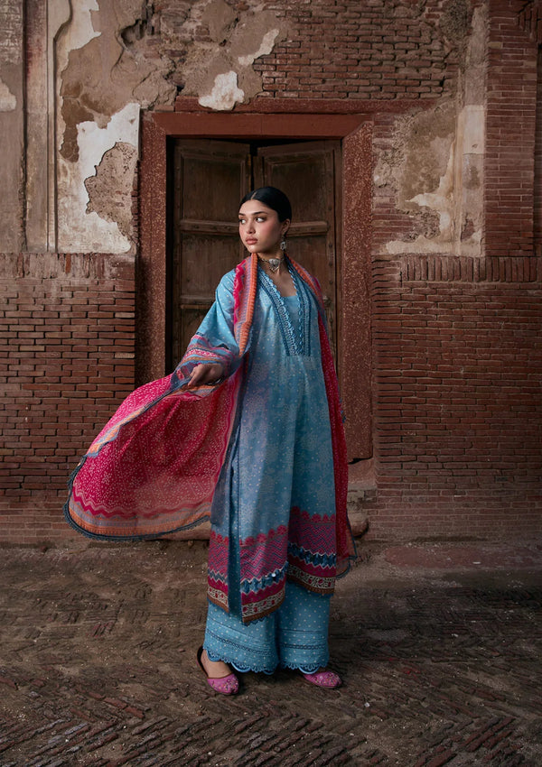 Aangan-Print Chiffon'26 By Kahf - KPS-7B SHABNAM