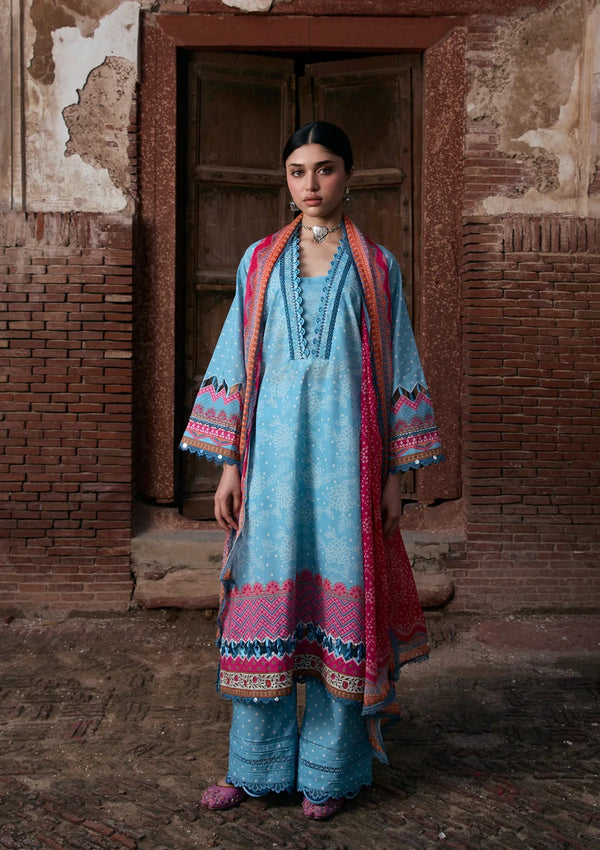 Aangan-Print Chiffon'26 By Kahf - KPS-7B SHABNAM