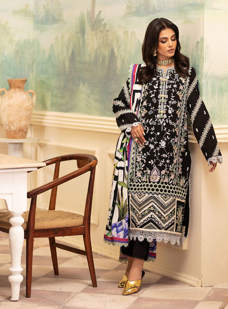 MERAKI BY ROHEENAZ FALL WINTER UN-STITCHED 3PC-ROWAN