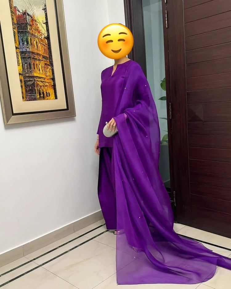 AIZAH PREMIUM PRET / PURPLE -05