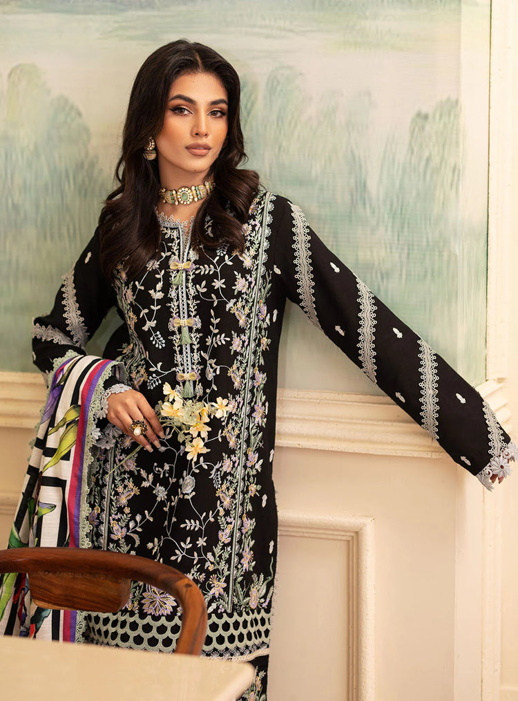 MERAKI BY ROHEENAZ FALL WINTER UN-STITCHED 3PC-ROWAN