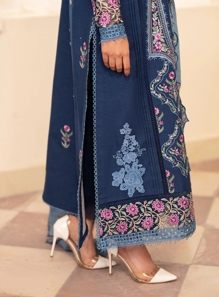 MERAKI BY ROHEENAZ FALL WINTER UN-STITCHED 3PC-SKYLAR