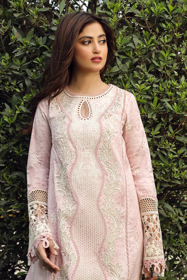 QALAMKAR FESTIVE UN-STICHED 3PC|PS-09