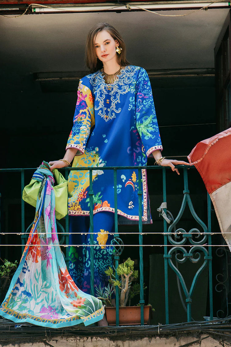 LA DOLCE BY HEMLINE UN-STITCHED 3PC | FLOWER OF LIFE