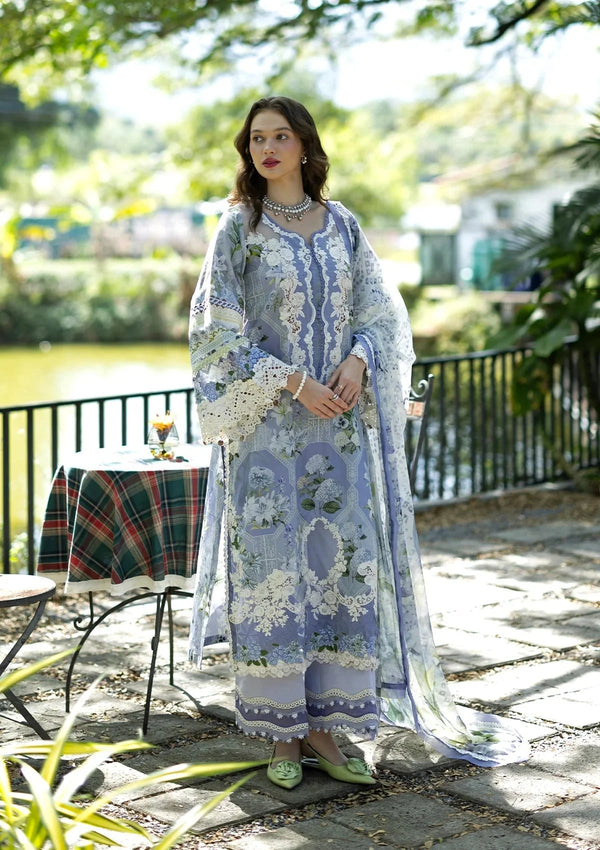 ELAF SIGNATURE EMBROIDERED LAWN 3PC | ANASTASSIA