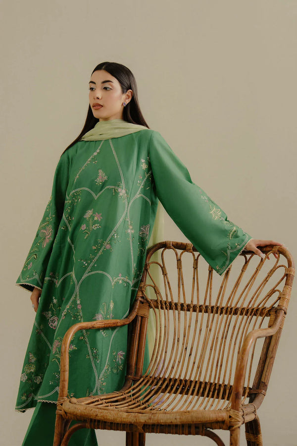 COCO BY ZARA SHAHJAHAN UN-STITCHED 3PC | Tara-8B