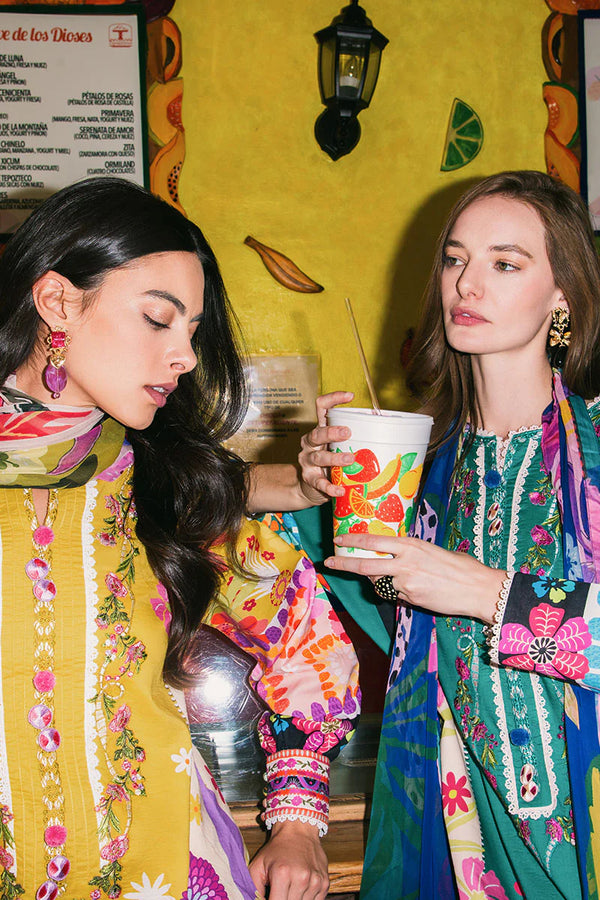 LA DOLCE BY HEMLINE UN-STITCHED 3PC | THE DREAM