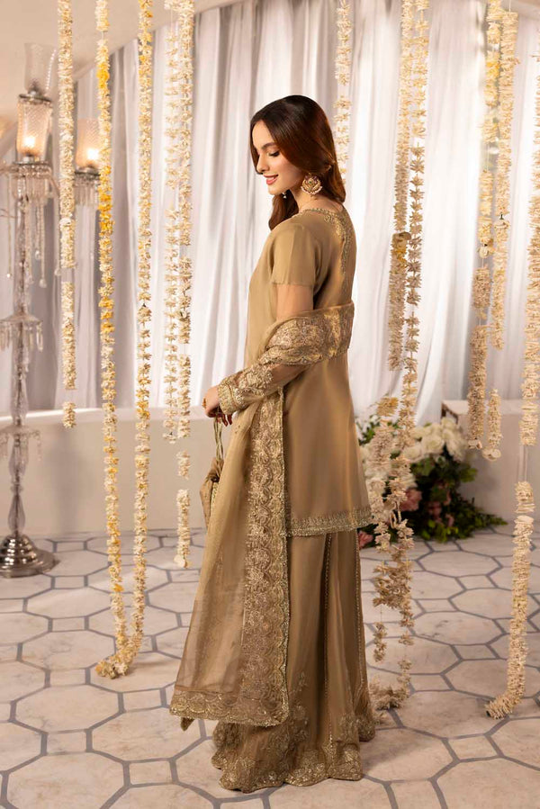 ZARDOZI NIKAH- 01 BEIGE