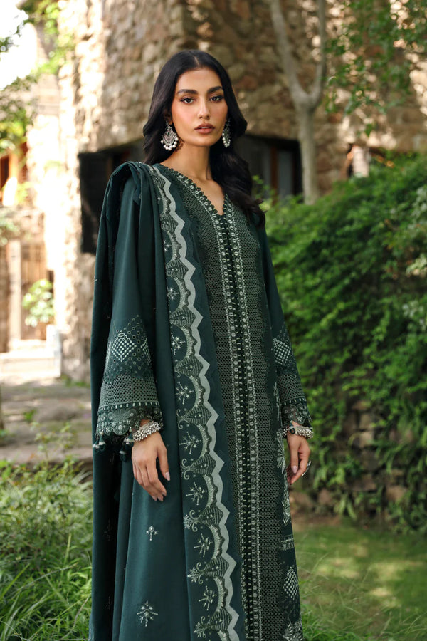 QLINEKARI BY QALAMKAR UN-STITCHED 3PC | LM-05 AILIS