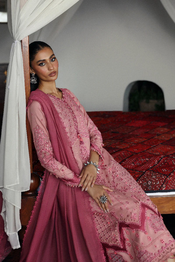 QLINEKARI BY QALAMKAR UN-STITCHED 3PC | LM-12 KEIRA