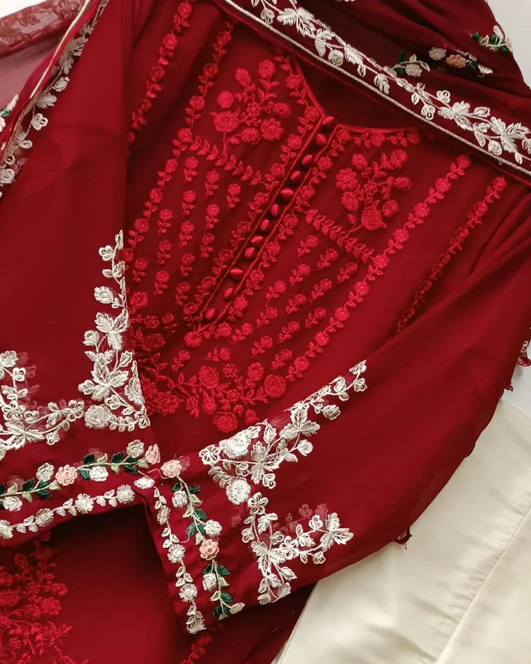 AIZAH PREMIUM PRET / RED-01