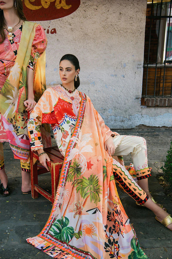 LA DOLCE BY HEMLINE UN-STITCHED 3PC |MULBERRY TREE