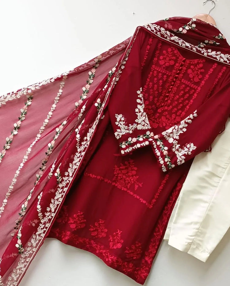 AIZAH PREMIUM PRET / RED-01