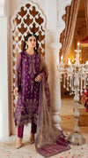 ZIRCON BY ZEBTAN UN-STITCHED 3PC | AFREEN ZQ-08