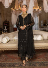 MERAKISH LUXURY CHIFFON UNSTITCHED 3P| BY SHAHZEB - BLACK ORCHID