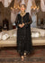 MERAKISH LUXURY CHIFFON UNSTITCHED 3P| BY SHAHZEB - BLACK ORCHID