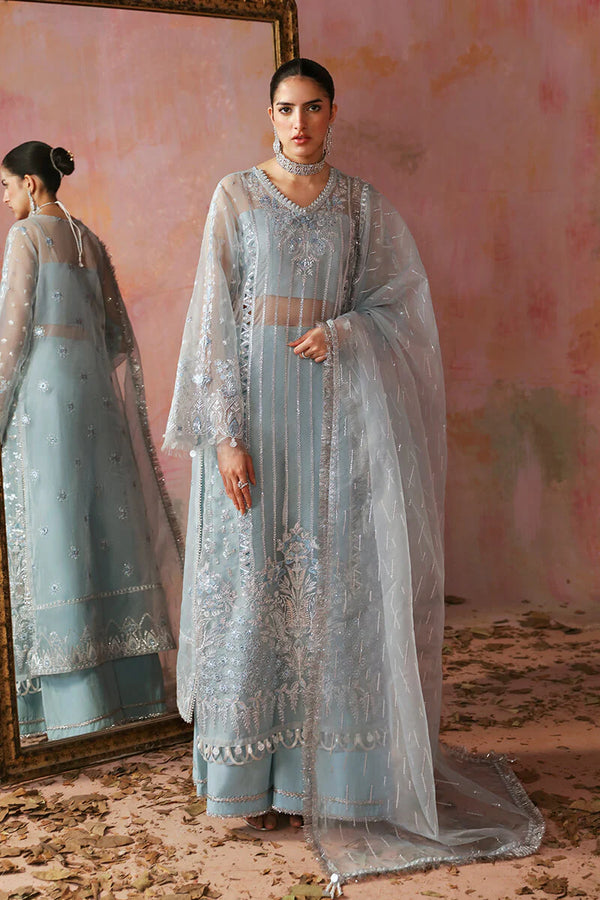 TARA BY SARDINIA UN-STITCHED-3PC | Azure