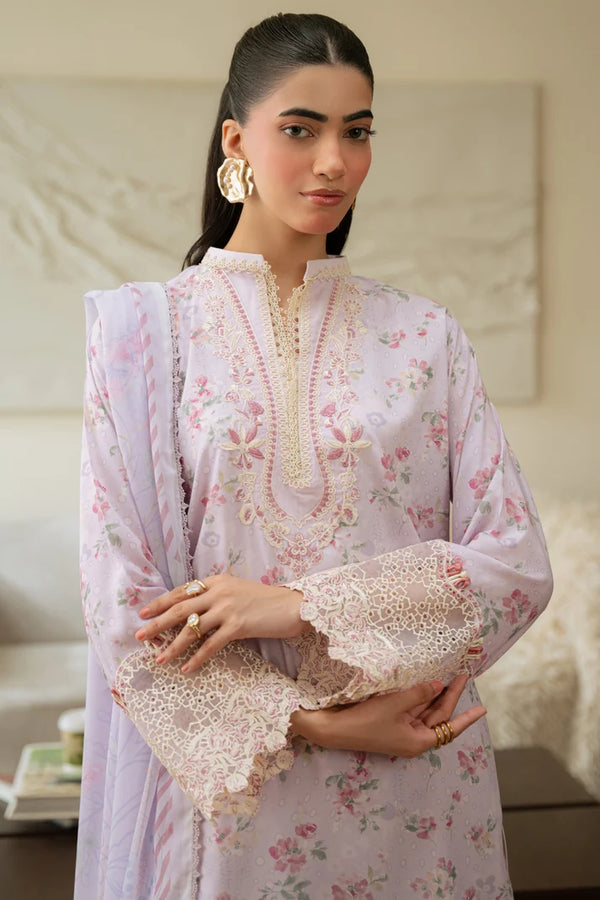 Aabyaan Print Luxe Linen ESTELLE (AK-01)