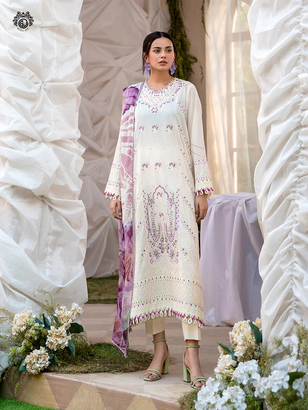 JASMINE BY GULJEE UNSTITCHED-2501A12