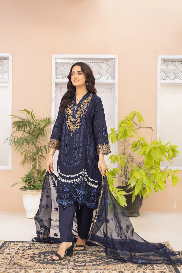 GEORGIA SEMI-STITCHED LAWN BY ZAINAB FAZLANI - ZEENAT