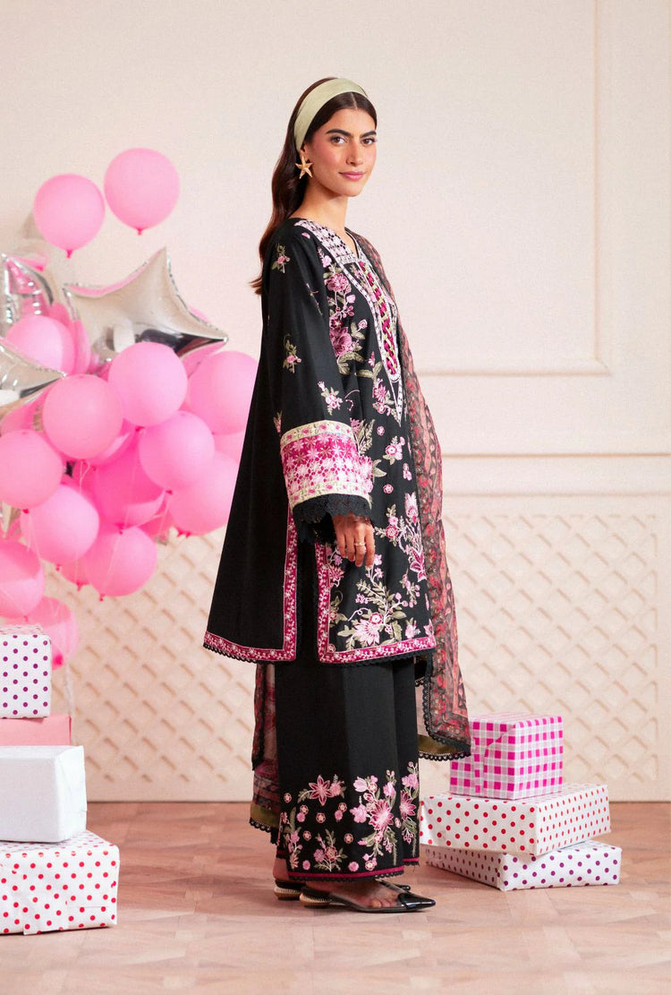 AJR SIGNATURE LAWN UN-STITCHED 3PC| DITSY