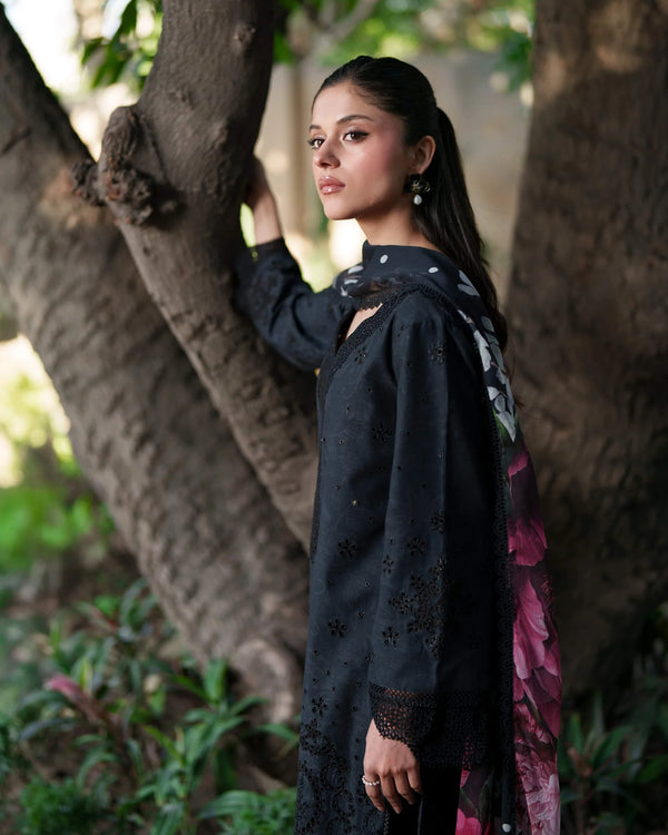 NEESHAY SUMMER LINES PRINTKARI LUXURY LAWN '26-SABLE