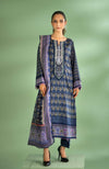 COLORS ALZOHAIB Bana Dupatta 3-Piece Unstitched Lawn-CDB-24-02