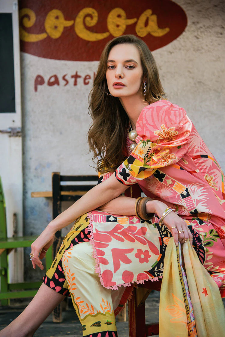 LA DOLCE BY HEMLINE UN-STITCHED 3PC | SPRING AVENUE