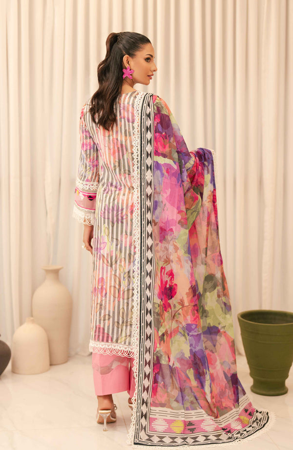 SUNSHINE BLOOM - COTTON SILK | UN-STITCHED-3PC | S-02
