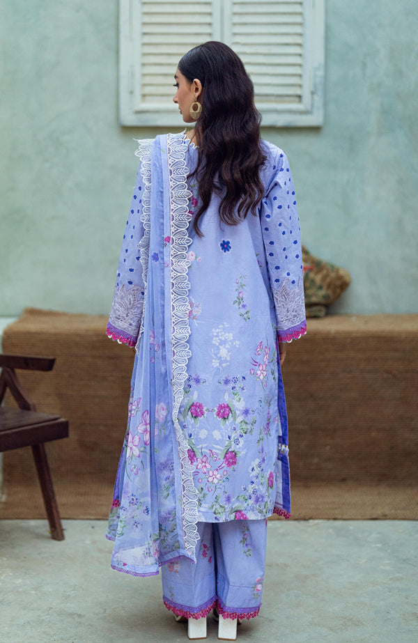 ALZOHAIB SUNSHINE BLOOM PRINTKARI UN-STITCHED 3PC | D-02