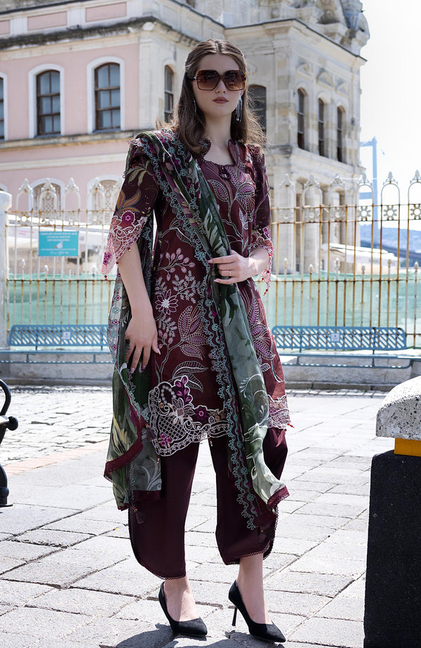 SUNSHINE BLOOM BY ALZOHAIB UN-STITCHED 3PC | D-02