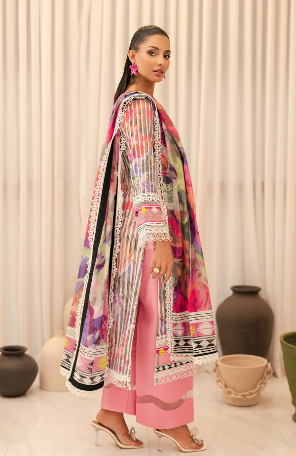 SUNSHINE BLOOM - COTTON SILK | UN-STITCHED-3PC | S-02