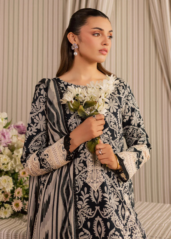 JAHAAN BY MAHNUR UN-STITCHED 3PC | MJ-09