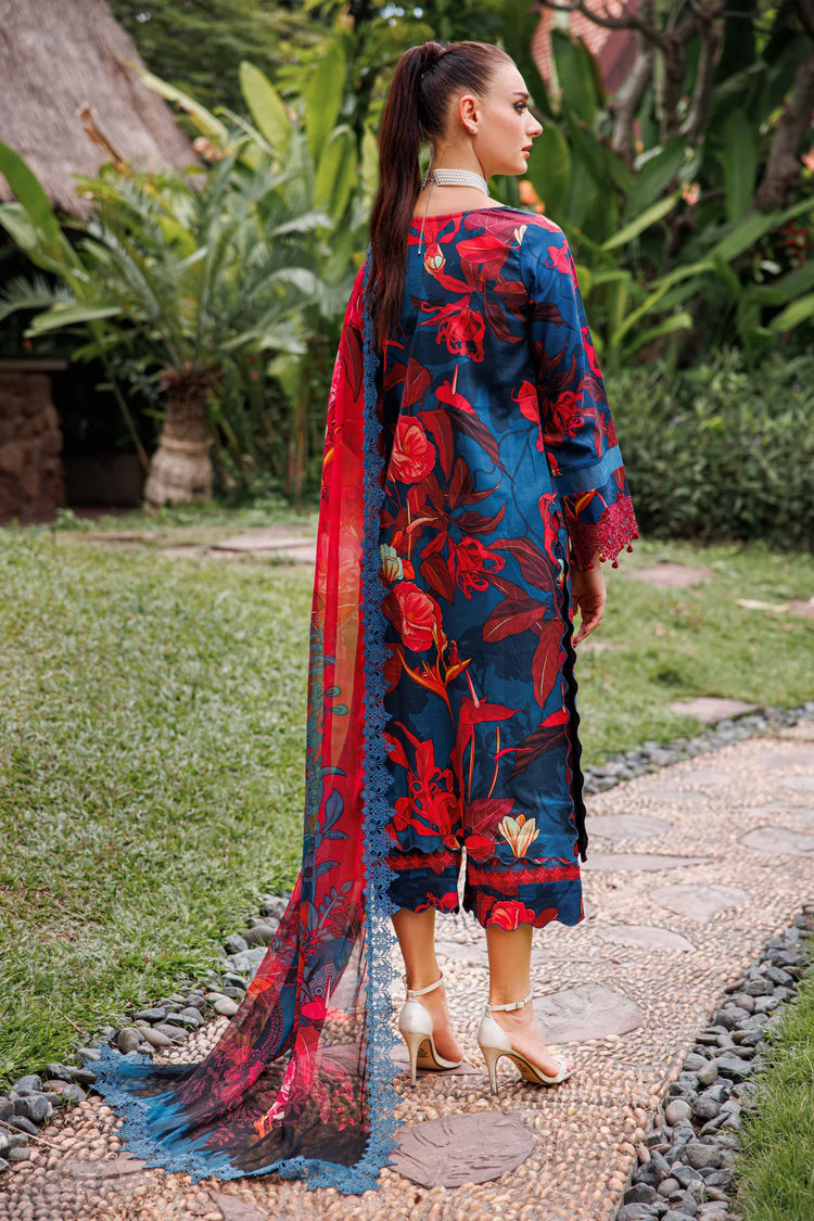 FLORA BY JADE UN-STITCHED 3PC | 20277