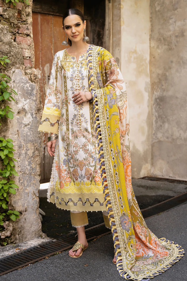 JADE URBANE PRINTED UN-STITCHED 3PC | 20590 A